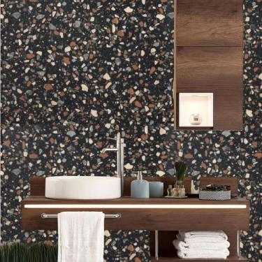 Imagem de Papel de Parede  Textura Granilite Umbral  (folha med. 90x300 cm) - De