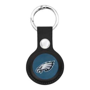 Imagem de Chaveiro NFL Philadelphia Eagles para cães e gatos, capa para Apple Airtag Tracker, suporte de pingente de dispositivo de rastreamento de cães GPS