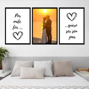 Imagem de Kit Plaquinhas com Sua Foto Personalizada 20x30cm Por onde for... - mb