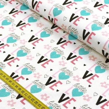 Imagem de Tecido Estampado para Patchwork - Peace and Love: Little Love (0,50X1,