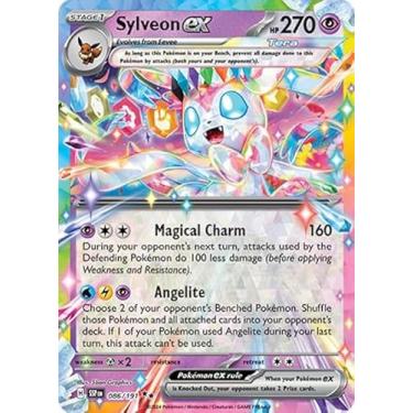 Imagem de Pokemon - Sylveon ex 086/191 - Surging Sparks – Tera Double Rare – Foil Single Card