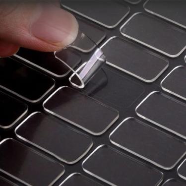 Imagem de Museum Gel Cola Bolinhas Transparentes Removíveis, Cola de Gel Dupla Face Montagem Putty Stick Aderência para Pendurar na Parede, Bolinhas Adesivas, Massa Adesiva Transparente Removível