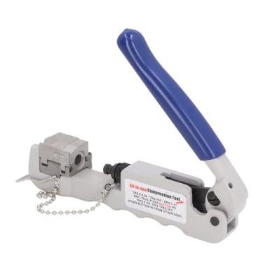 Imagem de Ferramenta Multifuncional de Compressão Coaxial para Conectores F BNC RG58 RG59 RG62 Cabos Coaxiais - ômico e Fácil de Usar