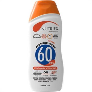 Imagem de Protetor Solar Fator 60 Com 1/3 De Uva 120Ml Nutriex 60962