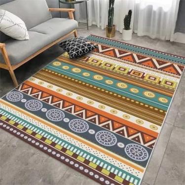 Imagem de HJZSZX Retro Sala de estar Tapete Quarto Casa Cabeceira Tapete Macio Grande Área Lazer Área Tapetes de Pelúcia, QH1835, TD, 300x400CM