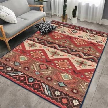 Imagem de HJZSZX Retro Sala de estar Tapete Quarto Casa Cabeceira Tapete Macio Grande Área Lazer Área Tapetes de Pelúcia, QH1828, TD, 300x400CM