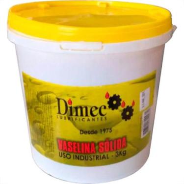 Imagem de Vaselina. Industrial Solida Dimec 3000 Grs