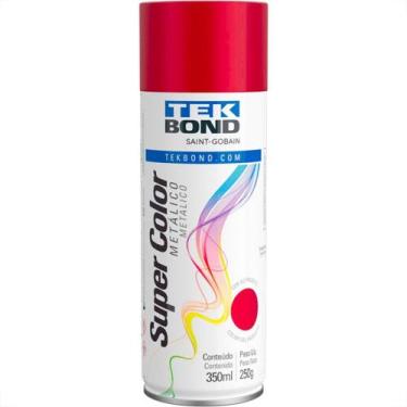 Imagem de Spray Tekbond Super Color Vermelho 350Ml