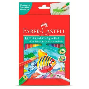 Imagem de Ecolápis De Cor Faber Castell Aquarelável 36 Cores