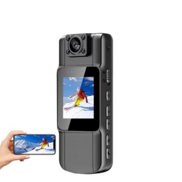 Imagem de Waillynice Mini câmera 4K 1080p HD WiFi, câmera portátil com clipe traseiro portátil com visão noturna infravermelha, câmera inteligente para aplicação da lei e gravador de carro para segurança e uso