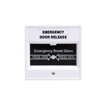 Imagem de Botão de alarme de quebra de vidro com fio de liberação de porta de emergência/alarme de incêndio