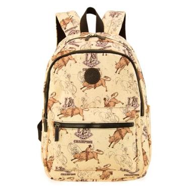 Imagem de Montana West Mochila feminina para viagem ocidental mochila casual para laptop e faculdade, Tourada campeã, Medium
