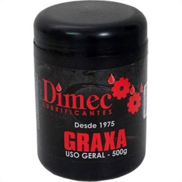Imagem de Dimec Graxa Marrom  Uso Geral 500Gr - Kit C/6 Pc