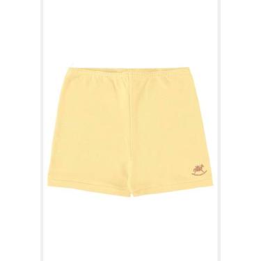 Imagem de Short Unissex Essentials Básico para Bebê Up Baby, Amarelo, PR