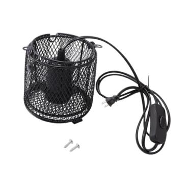 Imagem de Baoblaze Momba de lâmpada de réptil, emissor de calor de cerâmica, 200W, acessórios de répteis, tampa da lâmpada de aquecedor de aquecimento para tartaruga de