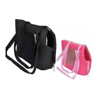 Imagem de Mala Pet Passeio Bolsa Transporte Macia Para Cachorro Gato - Yeet, Ros