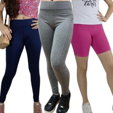 Imagem de Kit 2 Conjuntos Infanto Juvenil Feminino Blusa E Bermuda - Paraíso Do 