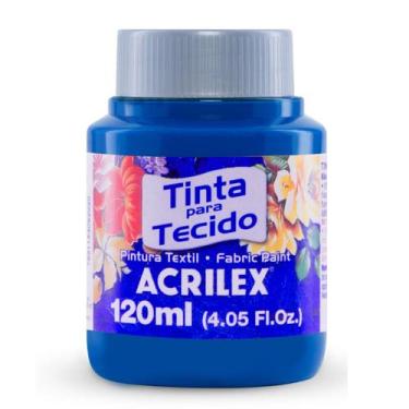 Imagem de Tinta Para Tecido Fosca 120ml Acrilex, 501 Azul Turquesa