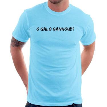 Imagem de Camiseta O GALO GANHOU!!! - Foca na Moda, Azul bebê, P