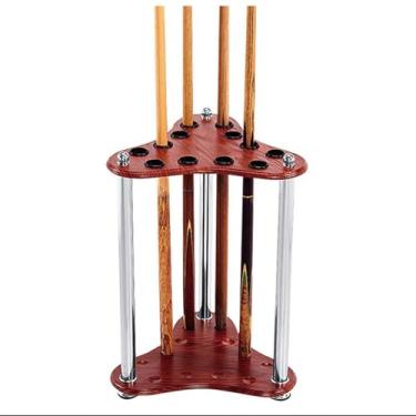 Imagem de Suporte de parede para tacos de bilhar, suporte de parede para tacos de bilhar, acessórios de mesa, suporte de piso de bilhar, suporte de taco de sinuca, suporte de taco de sinuca para piscina F|| 12