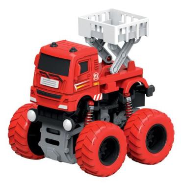 Imagem de Carro Bombeiro com Fricção 44 Maluco - DMTOYS