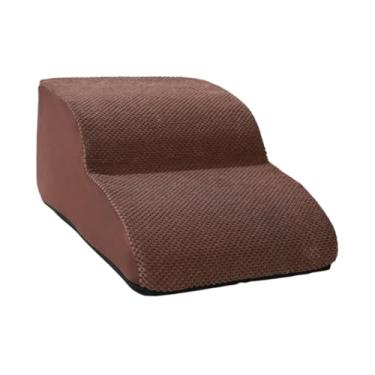 Imagem de Generic Escadas de cachorro degraus para animais de estimação para cama alta e sofá com tampa lavável não deslize rampa de cachorro de cachorro de cachorro, CafÉ