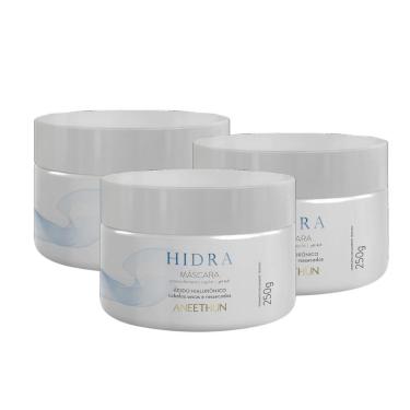 Imagem de Aneethun Hidra Acido Hialurônico Kit 3 Máscara 250g