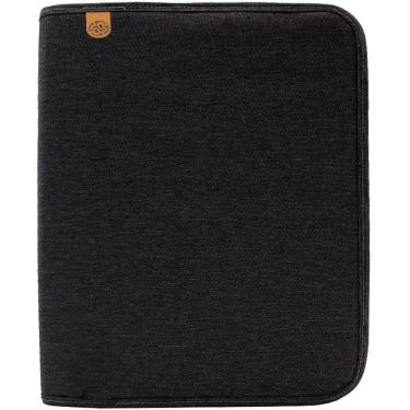 Imagem de Fichário universitário 4 arg. com zíper compacto preto Up pt 1 un