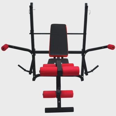 Imagem de Banco Supino Multifuncional Regulavel Musculação Reclinável Academia em Casa Importway Iwbmd