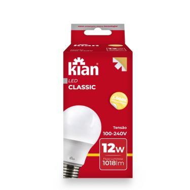 Imagem de LAMP LED 12W 3,0K AMARELA BIV KIAN