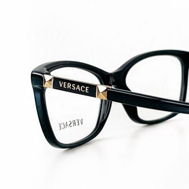 Imagem de Óculos de Grau Preto Feminino Versace 0VE3186 GB1 54