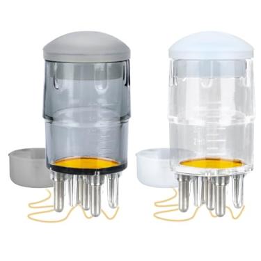 Imagem de 2 aplicadores de minoxidil para couro cabeludo, soro para crescimento de cabelo pequeno e aplicador de óleo, massageador líquido, escova de precisão rápida, sem bagunça, pente de raiz de cabelo para