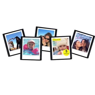 Imagem de CAIYOULE Moldura magnética para Polaroid Go, bolso de filme instantâneo, moldura magnética para geladeira, compatível com Polaroid Go, moldura magnética de geladeira com capa transparente, 5 pacotes