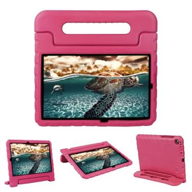 Imagem de BILLISGOVA Capa para Samsung Galaxy Tab S6 Lite, capa para Samsung S6 Lite de 10,4 polegadas, capa para Galaxy Tab S6 Lite 2024/2022/2020 com suporte para caneta e alça antiderrapante, rosa vermelha