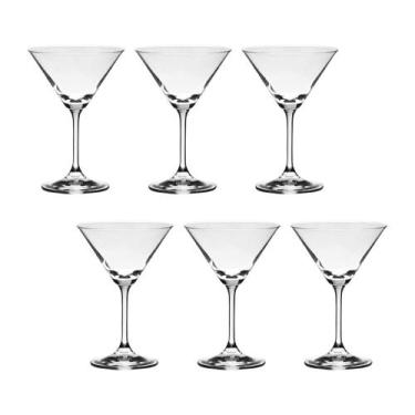 Imagem de Taça De Cristal Bohemia Para Martini 210 ml Roberta 12 Peças - Bohemia