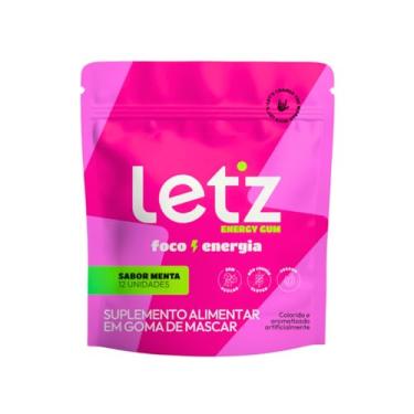 Imagem de Chiclete Energético Letz Gum Pré Treino Cafeína Taurina 1 Un