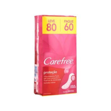Imagem de Protetor Diário Carefree Proteção - 80 Unidades, 80 Unidades
