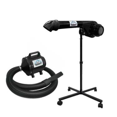 Imagem de Kit banho e tosa soprador alpha e secador hiper turbo trino pet profis