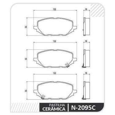 Imagem de Pastilha Freio - Chevrolet Tracker Turbo Lt Ltz Premier 2021 A 2022 - 