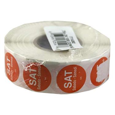 Imagem de DayMark Safety Systems -IT1143926 Etiqueta permanente circular do dia da semana 3/10.2 cm, SAT (rolo de 1.000)