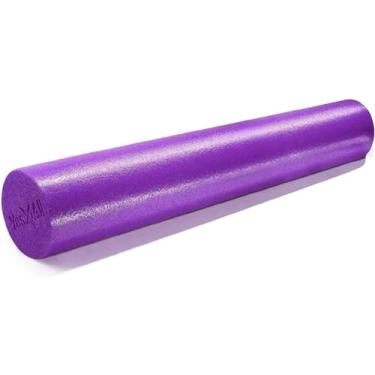 Imagem de Yes4All Rolo de espuma PE redondo médio firme de 30,5 cm, 45,5 cm, 91 cm, para Pilates, Yoga, Alongamento, Equilíbrio e Exercícios Centrais