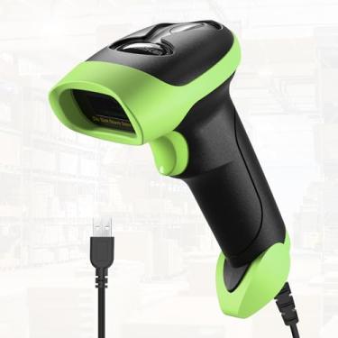 Imagem de NetumScan Leitor de código de barras portátil USB 2D para computadores, scanners de código de barras QR automáticos com fio portátil para pagamento móvel, loja, supermercado, armazém