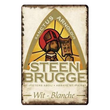 Imagem de Vintage Rum Chouffe Sinal De Metal Retro Arte Da Parede Para Homem Cav