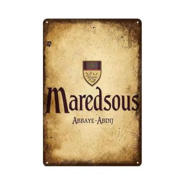 Imagem de Vintage Rum Chouffe Sinal De Metal Retro Arte Da Parede Para Homem Cav