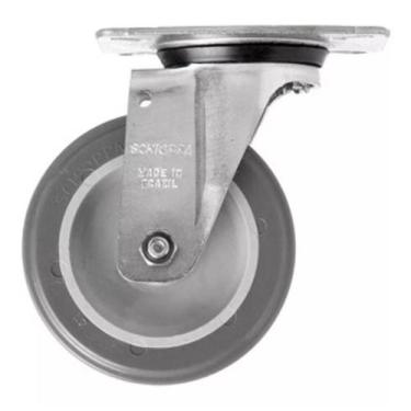 Imagem de Kit Rodízios Giratórios 4 Pol 65kg Schioppa Gl412bp (20 Uni)