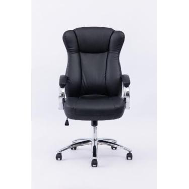 Imagem de Cadeira Presidente Summer Estofada Preta W-80 - Atacadeiras