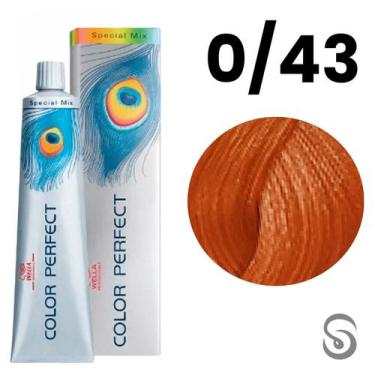 Imagem de Wella Perfect Color 0/43 Vermelho Dourado Special Mix 60ml, UNICA