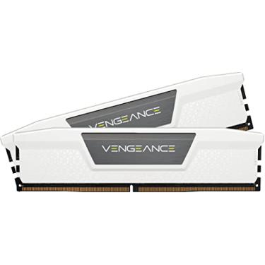 Imagem de CORSAIR Memória Vengeance DDR5 RAM 32GB (2x16GB) 6400MHz CL36-48-48-104 1,35V AMD Expo Intel XMP 3.0 Desktop Computer Memory – Branco (CMK32GX5M2B6400Z36W)