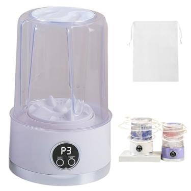 Imagem de Máquina de lavar sem fio, mini máquina de lavar portátil recarregável para roupas íntimas, lavadora de roupas íntimas portátil, pequena máquina de lavar roupa sem fio, ideal para casa, viagem