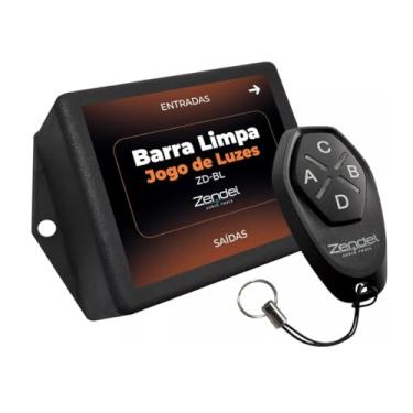 Imagem de Kit Jogo de Luzes Farol Alternado Pisca Alerta Farol de Milha LED Barra Limpa Zendel Visual Esportivo Com Controle 9 Modos Efeito Luminoso Veículo